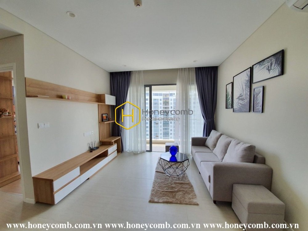 Explore the urban vibes in this modern Diamond Island apartment