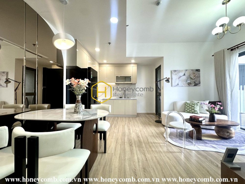 Căn hộ 2 phòng ngủ tuyệt vời cho thuê tại Masteri Thảo Điền