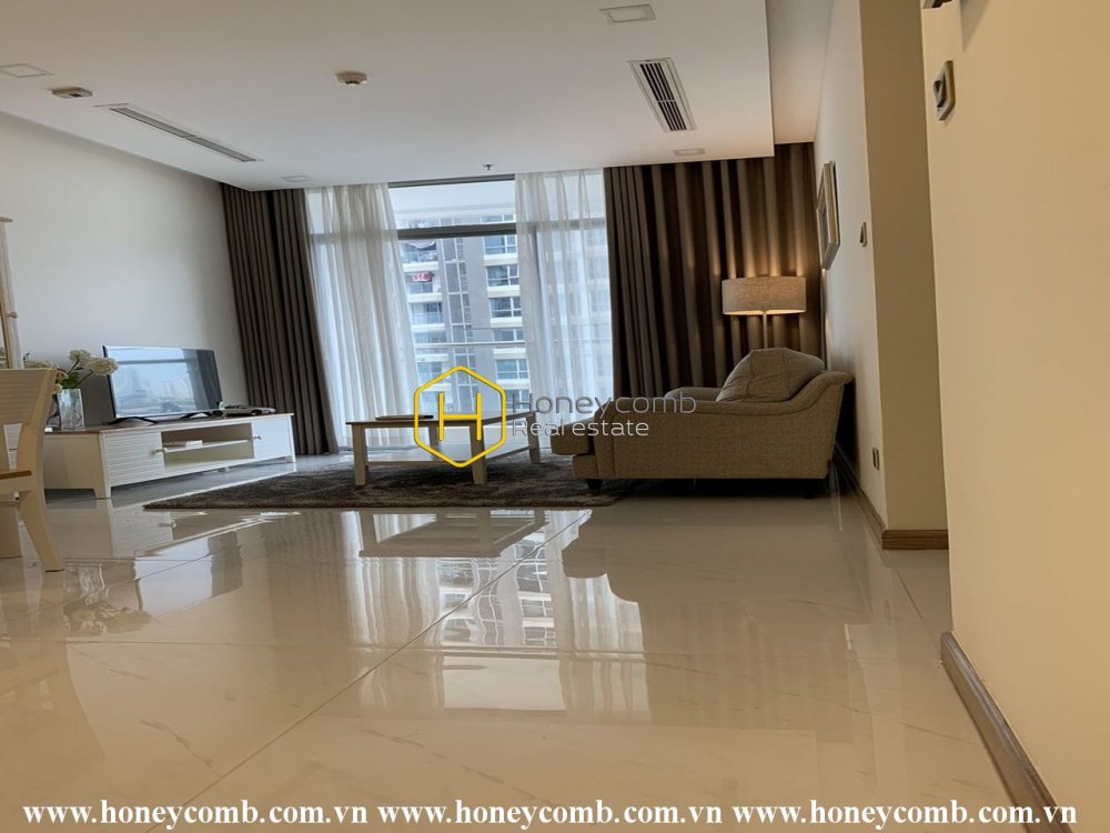 Mộc mạc nhưng không nhàm chán, đơn giản nhưng sang trọng - tất cả đều có tại căn hộ Vinhomes Central Park này