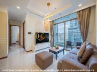 Spacious and minimalist furnished apartment combine with great river view in Vinhomes Central Park