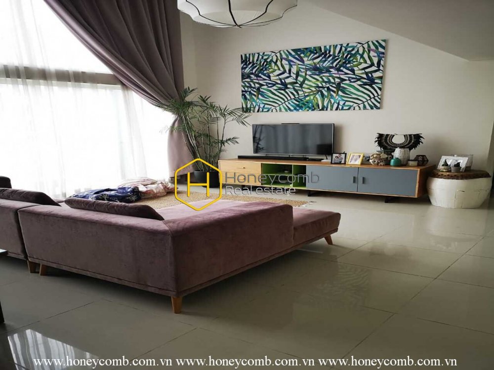 Căn hộ Penthouse 3 phòng ngủ đầy đủ nội thất ở The Estella