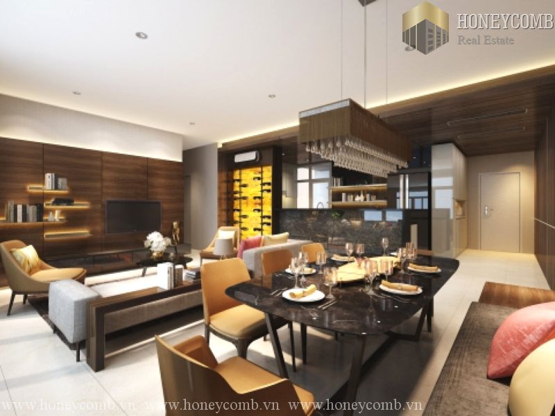 Cho thuê căn hộ 3 phòng The Estella Heights nội thất hiện đại