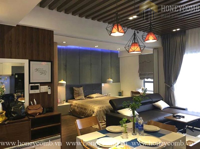 Căn hộ 1 phòng ngủ sang chảnh cho thuê ở Masteri