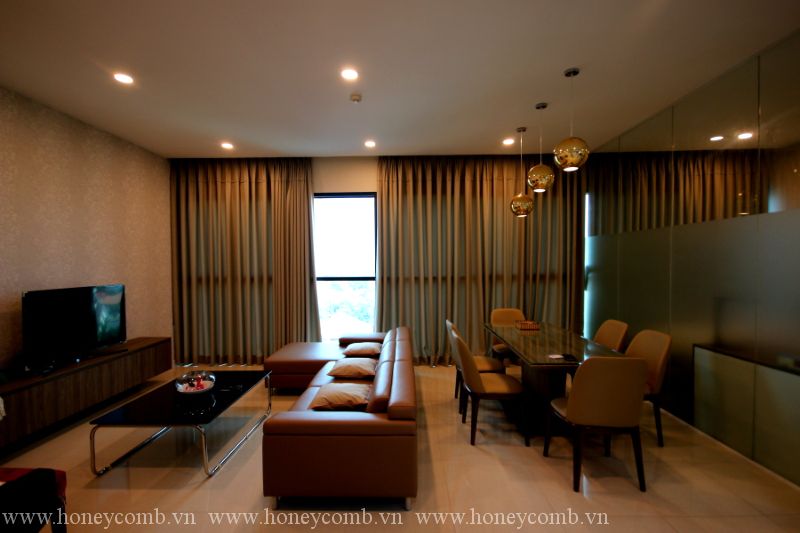 Căn hộ 3 phòng ngủ diện tích lớn cho thuê ở The Ascent Thảo Điền