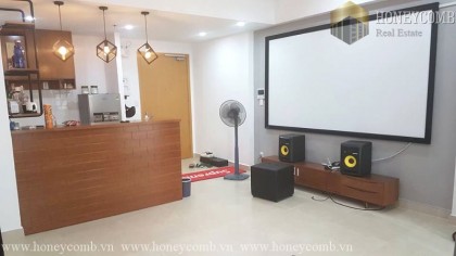 Masteri two beds apartment simple furniture for rent