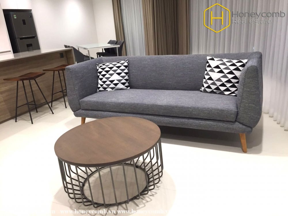 Căn hộ 2 phòng ngủ với đầy đủ tiện nghi tại City Garden cho thuê