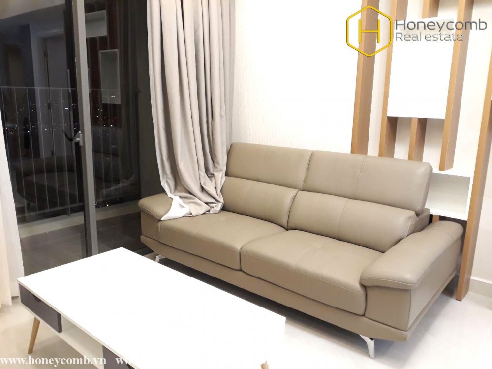 Căn hộ 2 giường với thiết kế sang trọng và ở tầng cao tại Masteri Thảo Điền cho thuê