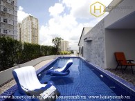 Serviced apartment 2 bedrooms with nice view in Thao Dien