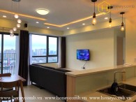 2 beds apartment simple furniture in Masteri Thao Dien for rent