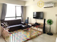  Căn hộ 2 phòng ngủ đơn giản với bếp mở cho thuê tại Masteri Thảo Điền