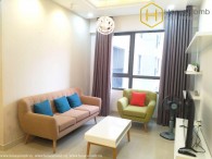 Căn hộ 1 phòng ngủ đẹp đầy phong cách ở tầng cao tại Masteri Thảo Điền cho thuê