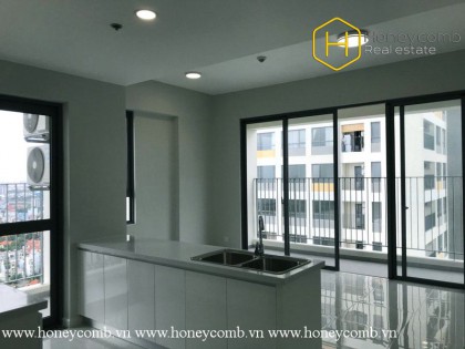 Căn hộ 2 phòng ngủ rộng rãi và thoáng mát, chưa có nội thất tại Masteri An Phú cho thuê