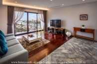 No word can describe the opulent beauty of this serviced apartment in Binh Thanh District