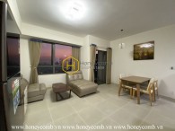 2 bedrooms apartment with simple furniture in Masteri for rent