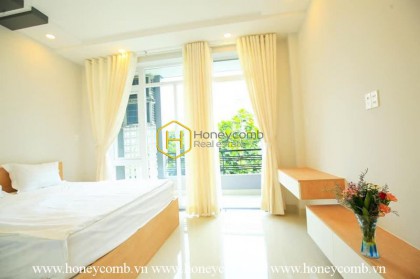 A delicate serviced apartment with bright layout for rent in  District 2