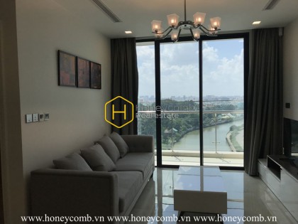 Full living facilities apartment with modern design in Vinhomes Golden River for lease