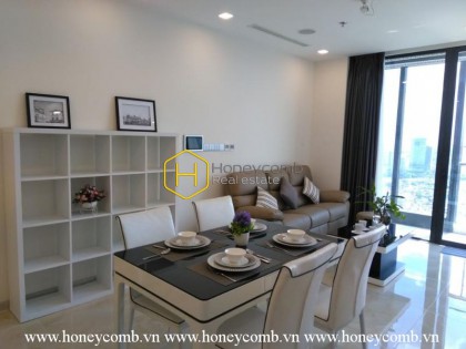 Sophistication is all about this Vinhomes Golden River apartment for rent