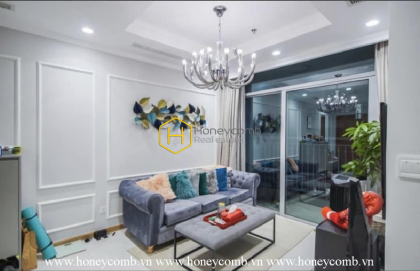 You can not take eyes off this splendid apartment with brilliant interiors in Vinhomes Central Park