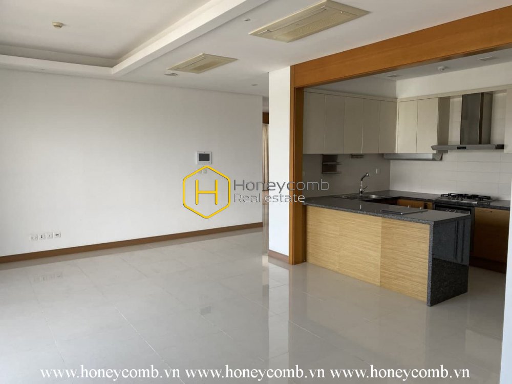 The gorgeous unfurnished apartment with an enchanting river view is available now in Xi Riverview Palace