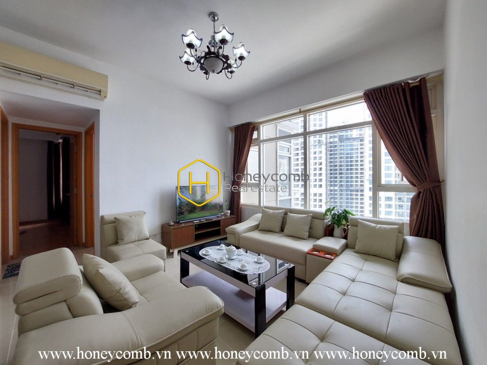 A Saigon Pearl apartment with mysterious contrast tones