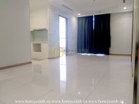 A unique design in an unfurnished Vinhomes Central Park apartment makes your heart beat fast