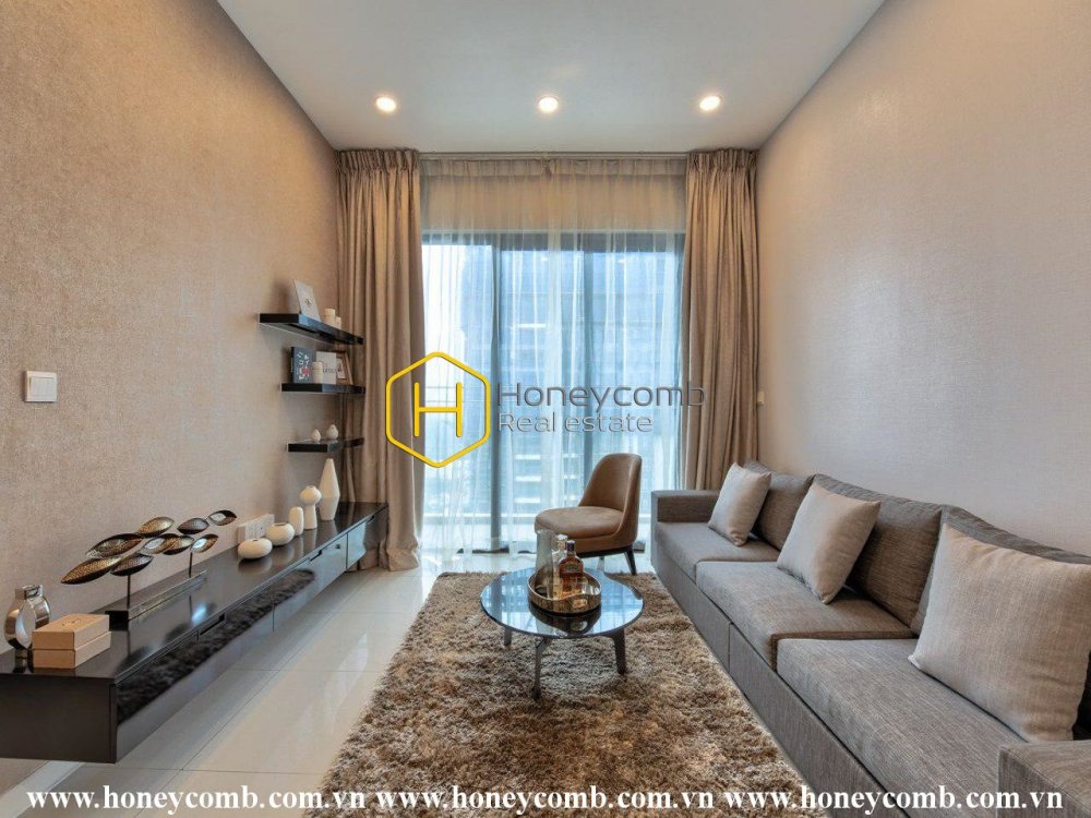 Căn hộ 2 phòng ngủ với nội thất đẹp mắt tại The Estella Heights cho thuê