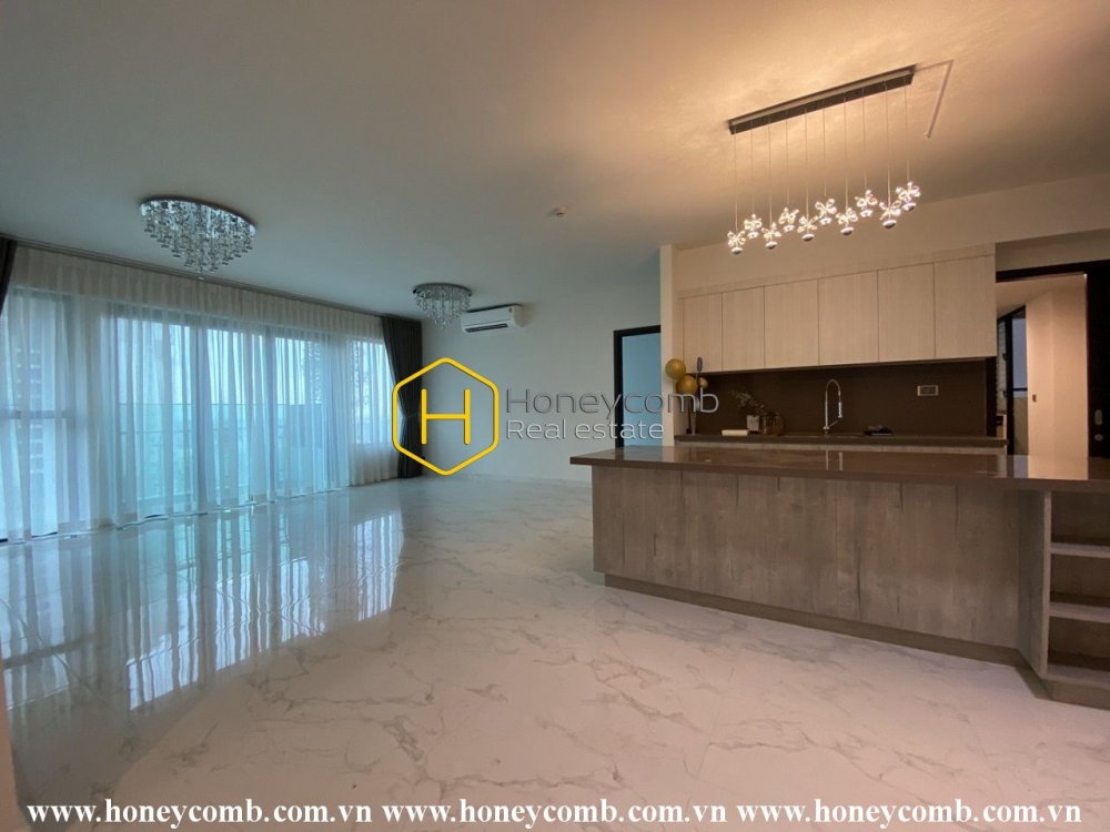 Căn hộ rộng rãi không nội thất ở Feliz en Vista