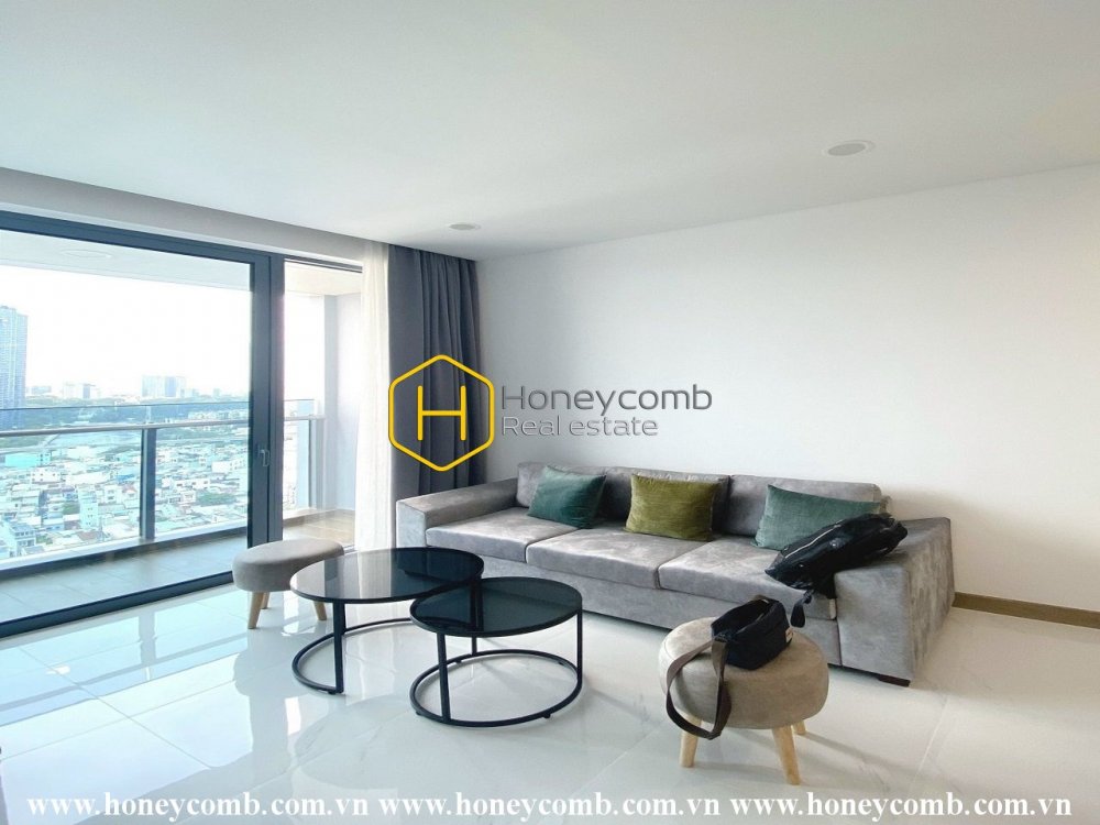 Một căn hộ tỏa sáng và lộng lẫy như một ngôi sao băng ở Sunwah Pearl