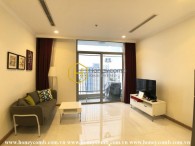 Luxury design apartment with large living space for rent in Vinhomes Central Park