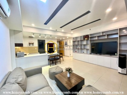 What you can feel first in this 3 bed- apartment is the warm feeling at Masteri Thao Dien
