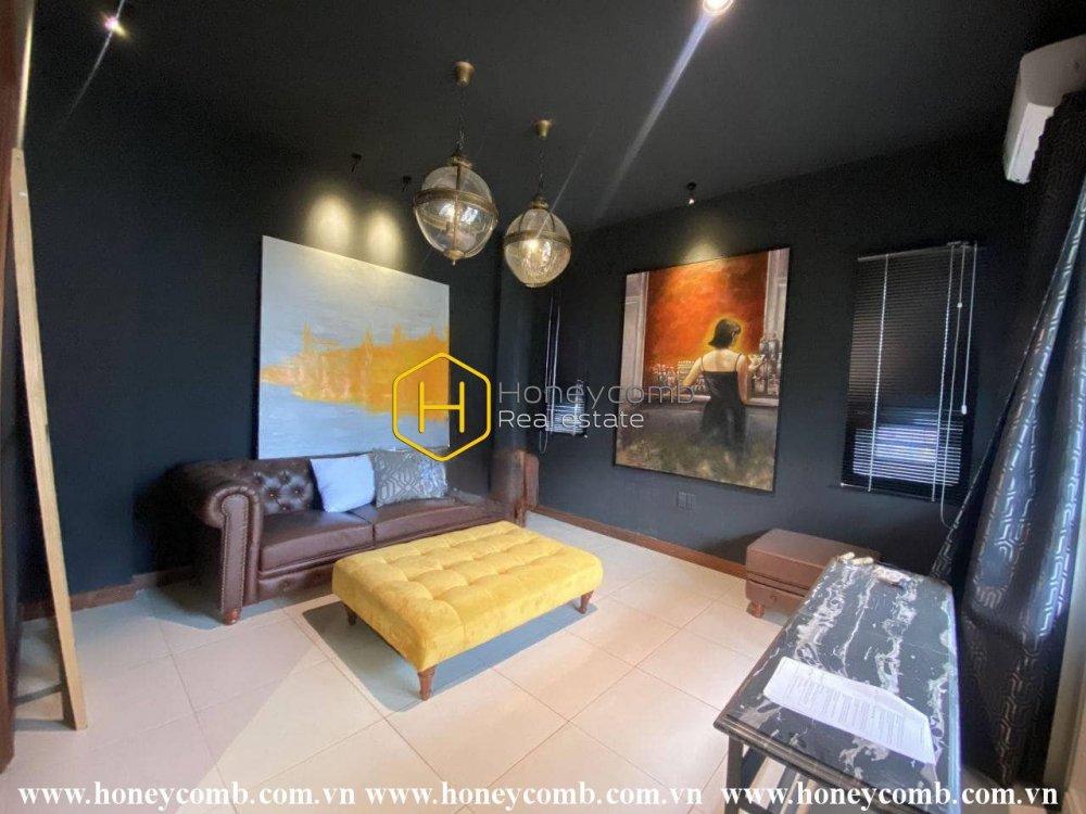 Aesthetic villa inspired by Indochine and contemporary style for rent in District 2
