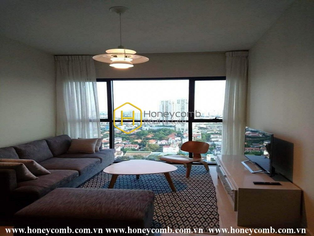 Căn hộ The Ascent Thảo Điền cho thuê với nội thất tuyệt đẹp, ở trên tầng cao