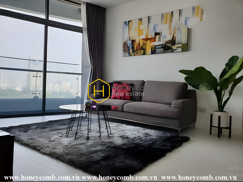 Căn hộ với cách bài trí hiện đại cùng tầm nhìn ra sông cho thuê tại City Garden