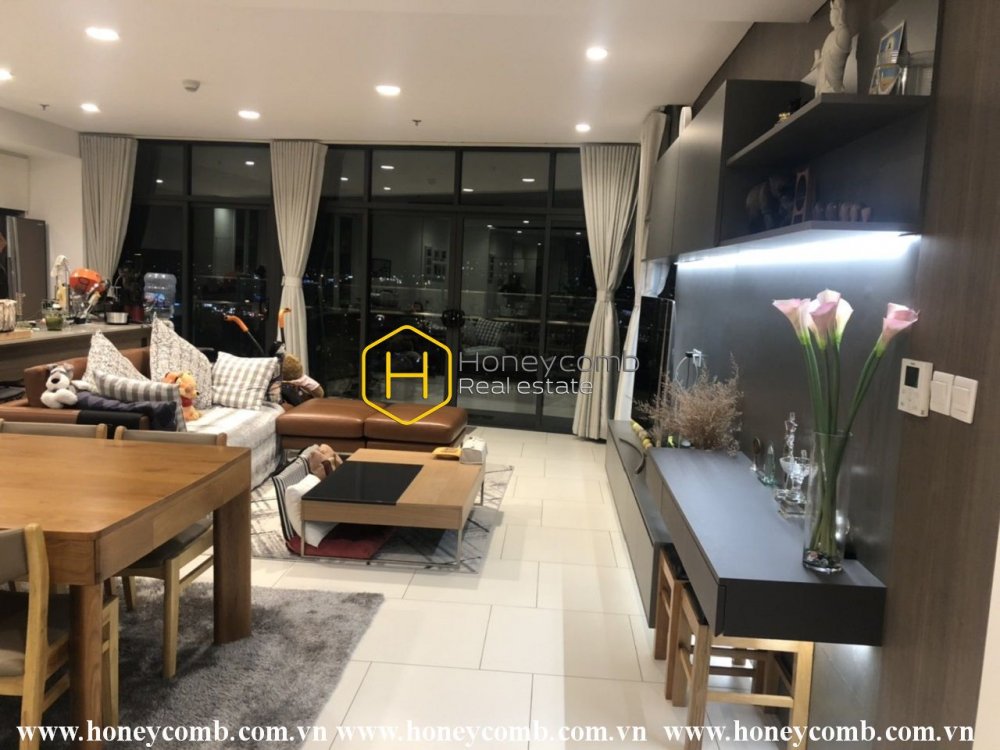 Thiết kế căn hộ đẹp 2 phòng ngủ tại City Garden cho thuê