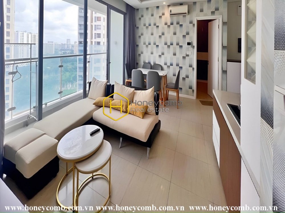Căn hộ thiết kế đầy tinh tế cùng nội thất hiện đại cho thuê tại Diamond Island