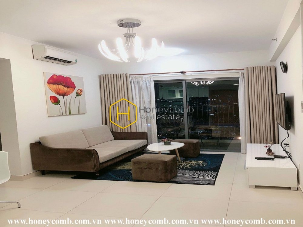 Căn hộ 1 phòng ngủ cho thuê cao cấp, nhìn ra thành phố ở Masteri Thảo Điền
