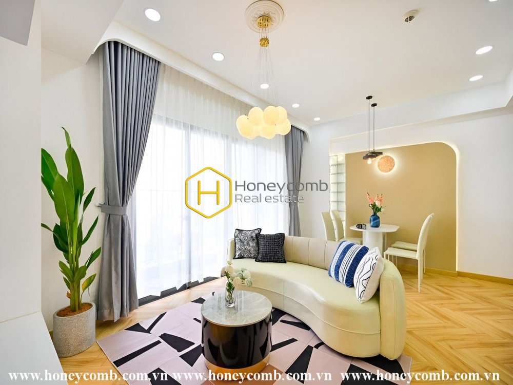 Cho thuê căn hộ có họa tiết trẻ trung và đầy sắc màu trong Masteri Thảo Điền