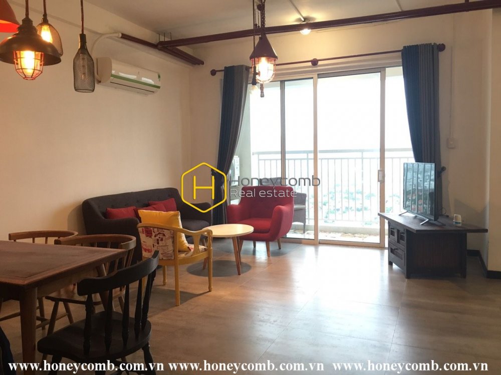 Unique aesthetic apartment blending with tempting dark wooden tone in Tropic Garden – Now for rent