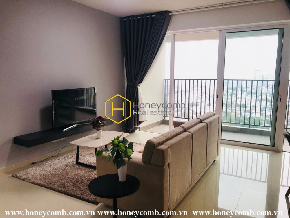 Lối kiến trúc độc đáo cùng thiết kế sang trọng với căn hộ đầy ấn tượng cho thuê này tại Vista Verde