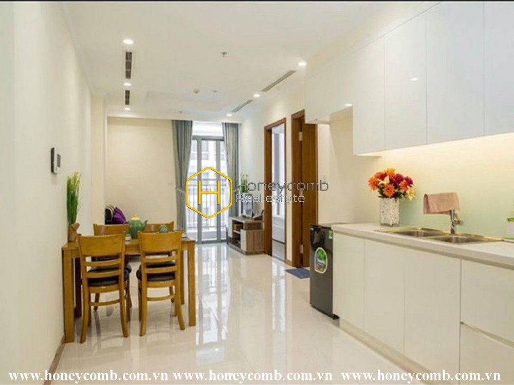 Sự đơn giản hoàn hảo: Căn hộ tối giản nhưng vẫn đầy đủ nội thất tại Vinhomes Central Park
