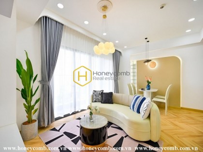 A Masteri Thao Dien apartment for rent with youthful and colorful motifs