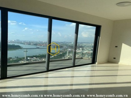 Design your own dream home in this unfurnished apartment at Q2 Thao Dien