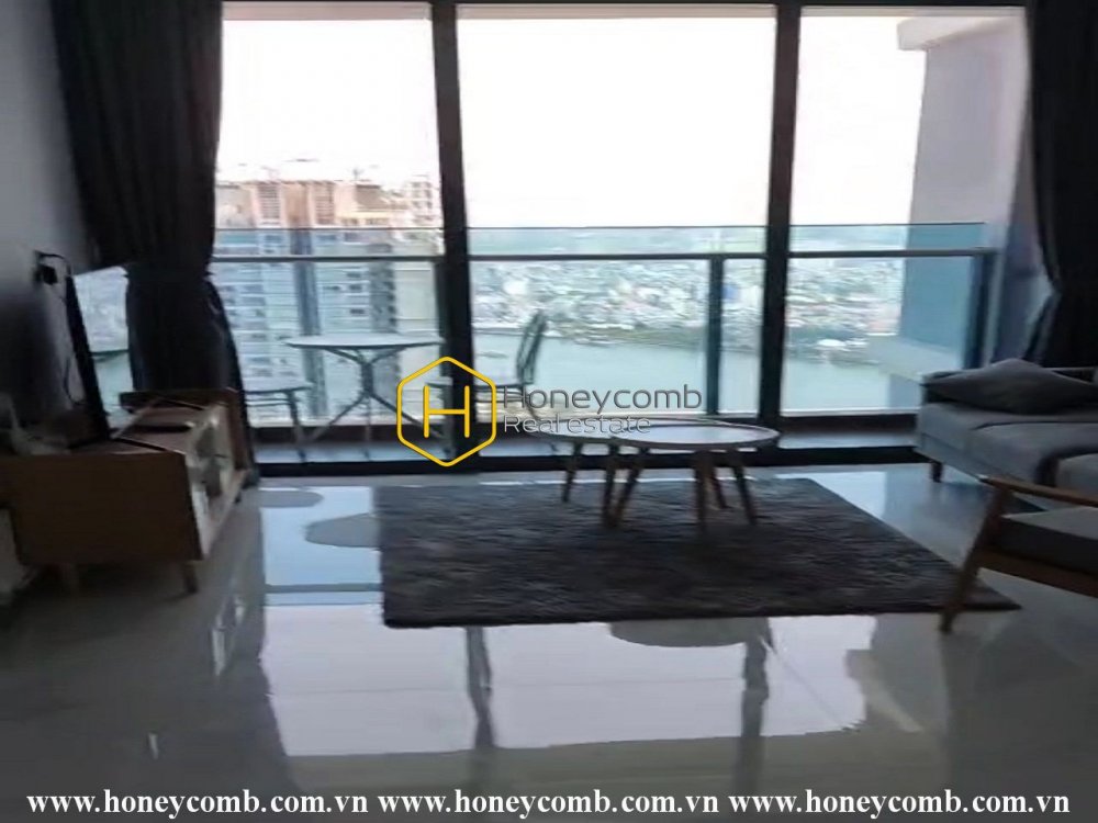 Cảm nhận hương vị của biển với căn hộ thiết kế Địa Trung Hải ở Sunwah Pearl này