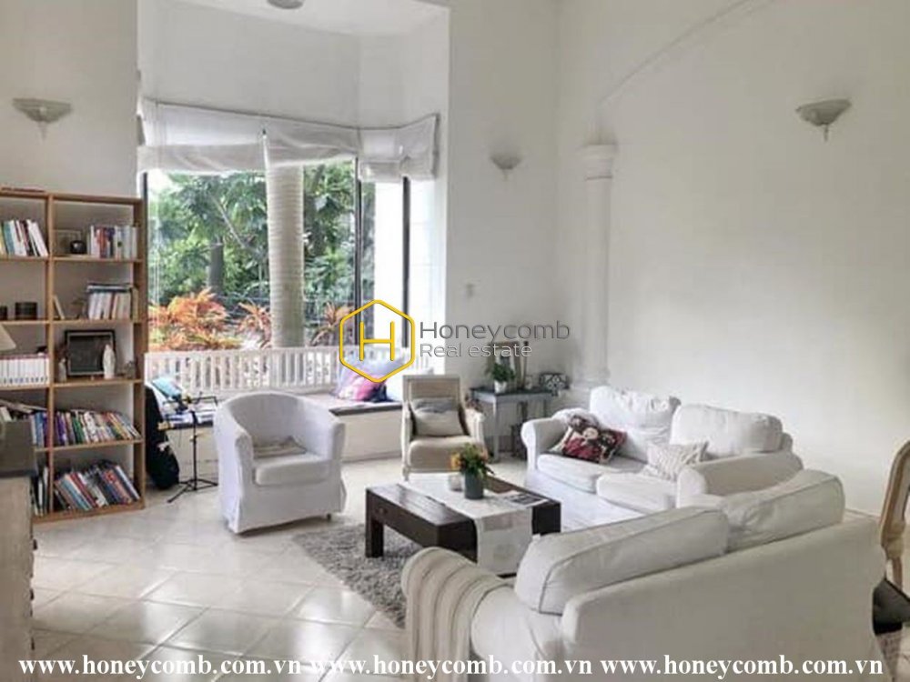 A beautiful villa with classic interiors and complete comforts for rent in District 2