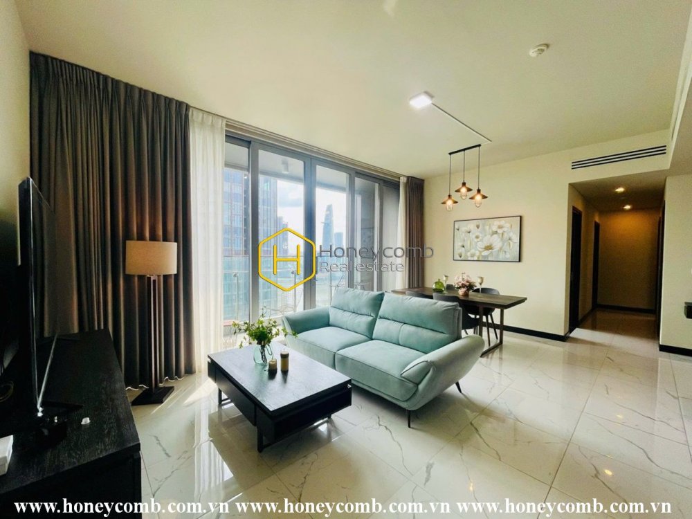 Căn hộ sang trọng với không gian sống rộng rãi và tầm nhìn ra sông đẹp mê hồn ở Empire City