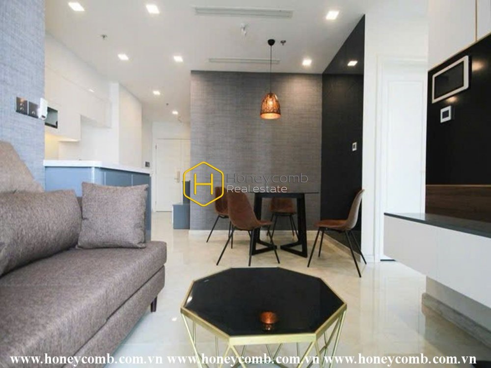 Căn hộ này có kiến trúc hiện đại và vô cùng tiện nghi cho thuê tại Vinhomes Golden River