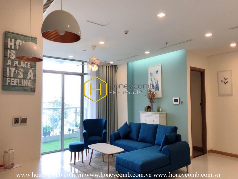 Căn hộ thiết kế sang trọng với không gian sống rộng rãi cho thuê Vinhomes Central Park