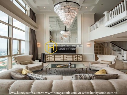 Căn hộ penthouse hấp dẫn với không gian rộng rãi và thiết kế hiện đại ở The Vista