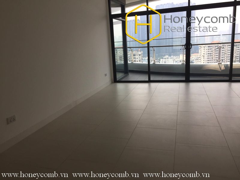 Căn hộ 3 giường không nội thất với tầm nhìn ra thành phố cho thuê tại City Garden