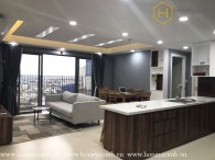Luxury decoration 3 beds apartment with city view in Masteri Thao Dien